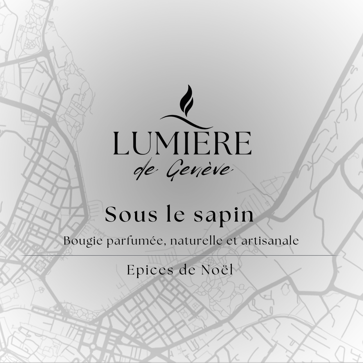 Bougie Sous le sapin