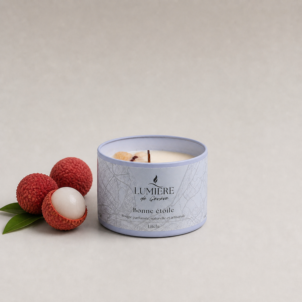 Bougie Bonne étoile / Litchi