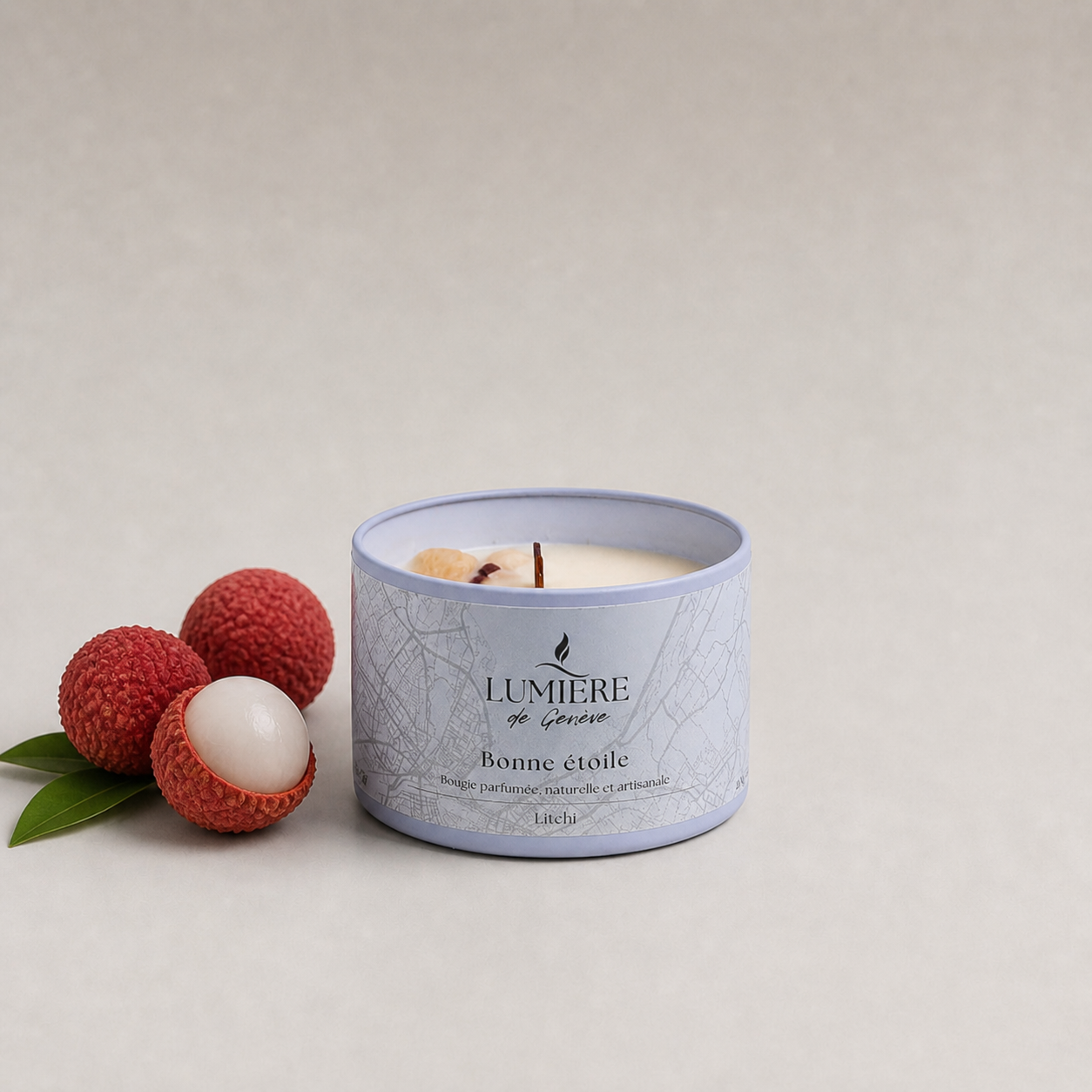 Bougie Bonne étoile / Litchi