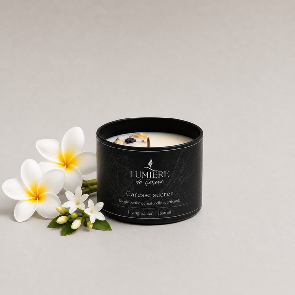 Bougie Caresse sucrée / Frangipanier-jasmin