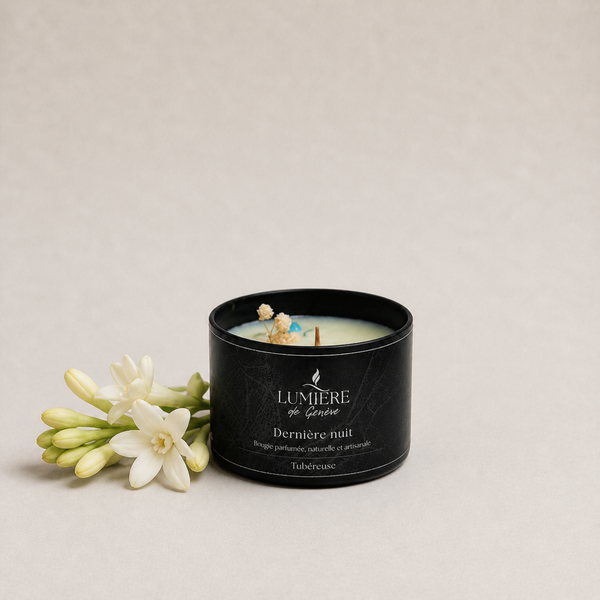 Bougie Dernière nuit / Tubéreuse