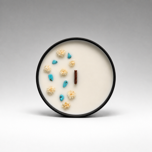 Bougie Dans un nuage / Fleur de coton
