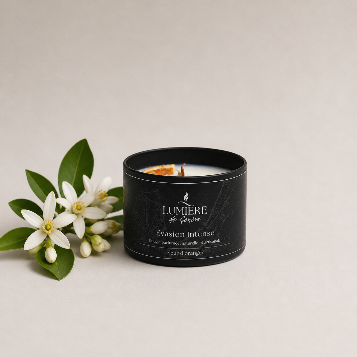 Bougie  Évasion intense / Fleur d’oranger